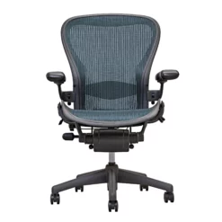 Aeron Chair By Herman Miller - Highly Adjustable - Emerald - Madison Seating