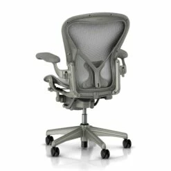 Aeron Fully Loaded Posture Fit - Titanium - By Herman Miller - Madison Seating 7 Aeron Fully Loaded Posture Fit - Titanium - By Herman Miller - Madison Seating -furniture Shop Aeron Fully Loaded Adjustable Lumbar Titanium By Herman Miller 2