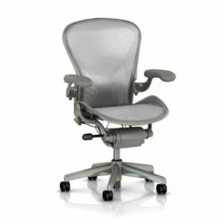 Aeron Fully Loaded Posture Fit - Titanium - By Herman Miller - Madison Seating