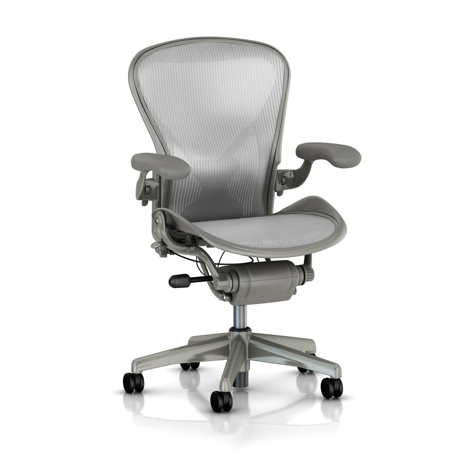 Aeron Fully Loaded Posture Fit - Titanium - By Herman Miller - Madison Seating 3 Aeron Fully Loaded Posture Fit - Titanium - By Herman Miller - Madison Seating