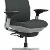Amia Work Task Chair In Black With Platinum Base By Steelcase - Madison Seating -furniture Shop Amia Work Task Chair by Steelcase black