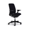 Amia Work Task Chair In Black With Black Base By Steelcase - Madison Seating -furniture Shop Amia Work Task Chair in Black by Steelcase