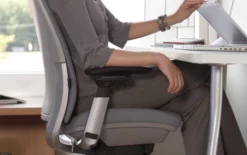 Amia Work Task Chair In Black With Black Base By Steelcase - Madison Seating -furniture Shop Amia Work Task Chair in Black by Steelcase 3