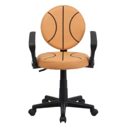 Basketball Swivel Task Chair With Arms - By Flash Furniture - Madison Seating 12 Basketball Swivel Task Chair With Arms - By Flash Furniture - Madison Seating -furniture Shop Basketball Swivel Task Chair with Arms by Flash Furniture 3