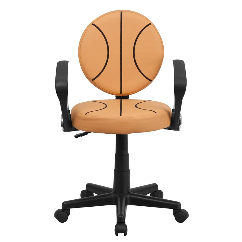 Basketball Swivel Task Chair With Arms - By Flash Furniture - Madison Seating 6 Basketball Swivel Task Chair With Arms - By Flash Furniture - Madison Seating - Image 4