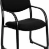Black Fabric Executive Side Reception Chair With Sled Base - By Flash Furniture - Madison Seating 1 Black Fabric Executive Side Reception Chair With Sled Base - By Flash Furniture - Madison Seating -furniture Shop Black Fabric Executive Side Reception Chair with Sled Base by Flash Furniture
