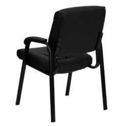 Black Leather Executive Side Reception Chair With Black Frame Finish - By Flash Furniture - Madison Seating -furniture Shop Black Leather Executive Side Reception Chair with Black Frame Finish by Flash Furniture 3