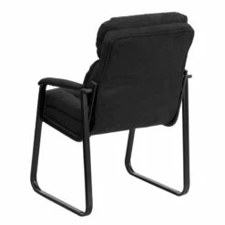 Black Microfiber Executive Side Reception Chair With Sled Base - By Flash Furniture - Madison Seating 11 Black Microfiber Executive Side Reception Chair With Sled Base - By Flash Furniture - Madison Seating -furniture Shop Black Microfiber Executive Side Reception Chair with Sled Base by Flash Furniture 2