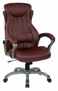 Bonded Leather Executive Manger's Chair By Work Smart - Office Star - Madison Seating