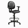 Caressoft Drafting Stool With Adjustable Arms By Boss Office Products - Madison Seating 1 Caressoft Drafting Stool With Adjustable Arms By Boss Office Products - Madison Seating -furniture Shop Caressoft Drafting Stool with Adjustable Arms by Boss Office Products