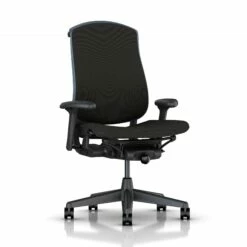 Celle Chair Fabric In Black - By Herman Miller - Madison Seating