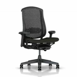 Celle Chair Mesh In Black - By Herman Miller - Madison Seating