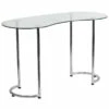 Contemporary Desk With Clear Tempered Glass - By Flash Furniture - Madison Seating 1 Contemporary Desk With Clear Tempered Glass - By Flash Furniture - Madison Seating -furniture Shop Contemporary Desk with Clear Tempered Glass by Flash Furniture