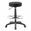 DOT Drafting Stool With Black Mesh Upholstery By Boss Office Products - Madison Seating -furniture Shop DOT Drafting Stool with Black Mesh Upholstery by Boss Office Products