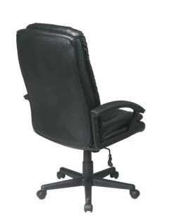 Deluxe High Back Executive Bonded Leather Chair By Work Smart - Office Star - Madison Seating -furniture Shop Deluxe High Back Executive Bonded Leather Chair by Work Smart Office Star 1