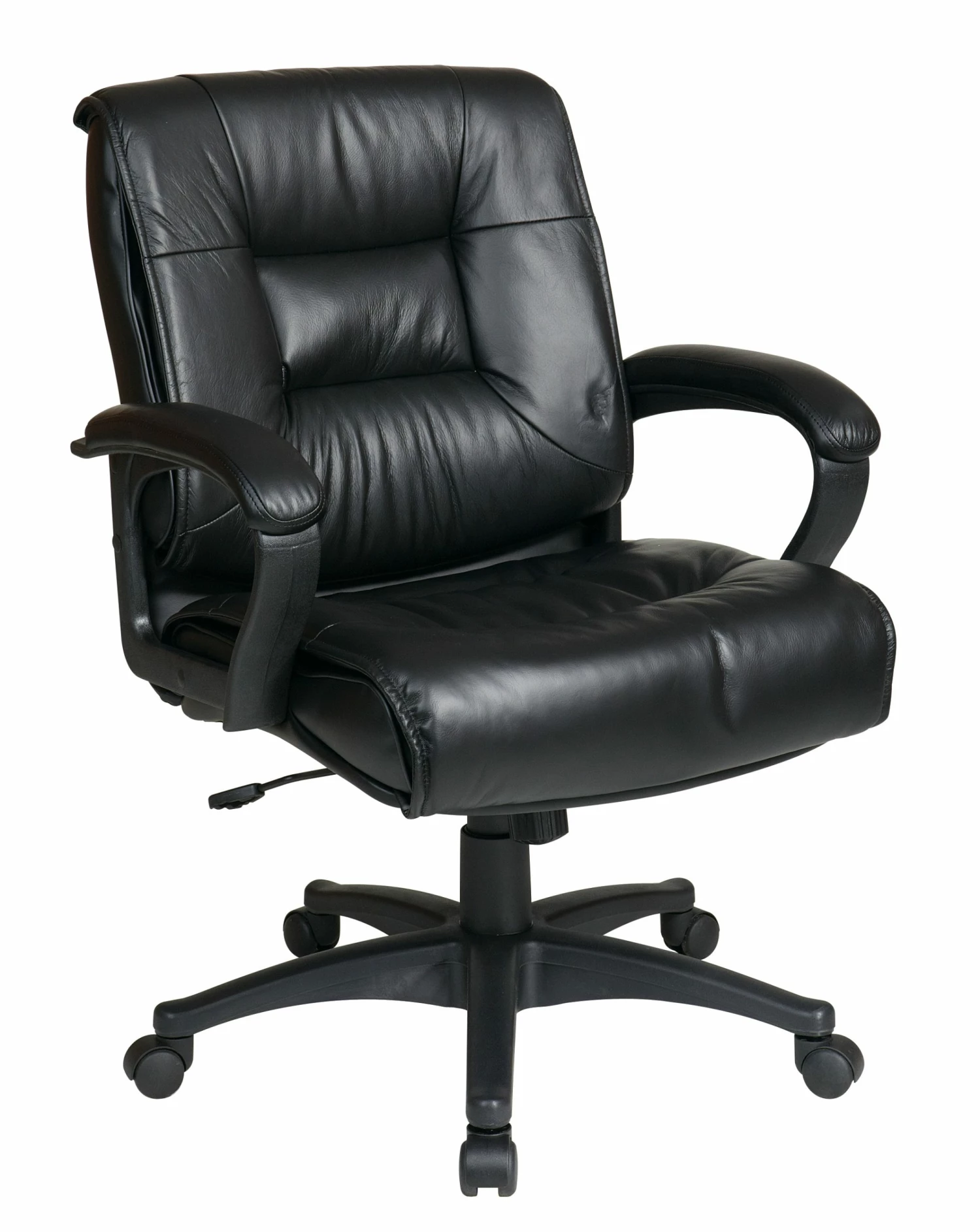 Deluxe Mid Back Executive Chair By Work Smart - Office Star - Madison Seating 3 Deluxe Mid Back Executive Chair By Work Smart - Office Star - Madison Seating