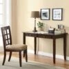 Desk Set With Brown Finish By Coaster Fine Furniture - Madison Seating -furniture Shop Desk Set with Brown Finish by Coaster Fine Furniture