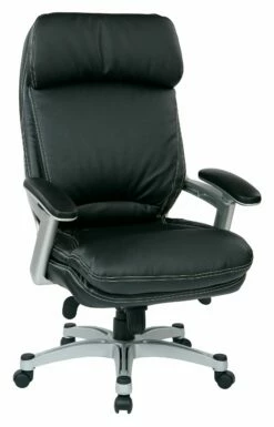 Executive Bonded Leather Chair By Work Smart - Office Star - Madison Seating