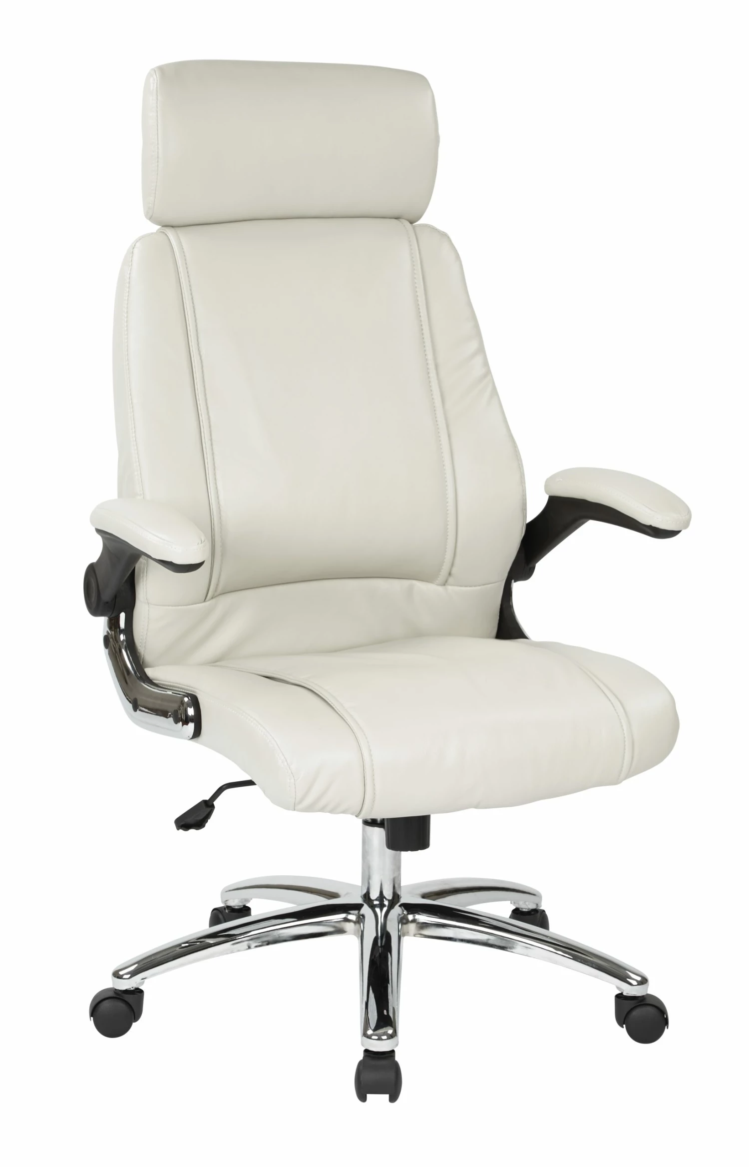 Executive Faux Leather Chair By Work Smart - Office Star - Madison Seating 3 Executive Faux Leather Chair By Work Smart - Office Star - Madison Seating