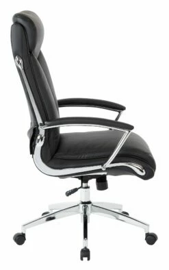 Executive Faux Leather High Back Chair By Work Smart - Office Star - Madison Seating -furniture Shop Executive Faux Leather High Back Chair by Work Smart Office Star 2 3 scaled 1