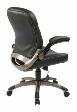 Executive Mid Back Bonded Leather Chair By Work Smart - Office Star - Madison Seating -furniture Shop Executive Mid Back Bonded Leather Chair by Work Smart Office Star 3 scaled 1