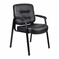 Executive Mid Back LeatherPlus Guest Chair By Boss Office Products - Madison Seating