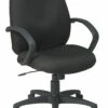 Executive Mid Back Managers Chair With Fabric Back By Work Smart - Office Star - Madison Seating