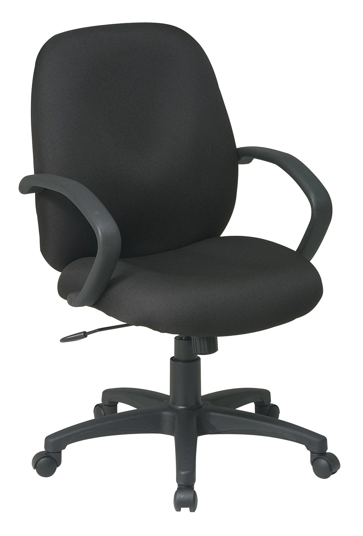 Executive Mid Back Managers Chair With Fabric Back By Work Smart - Office Star - Madison Seating 3 Executive Mid Back Managers Chair With Fabric Back By Work Smart - Office Star - Madison Seating