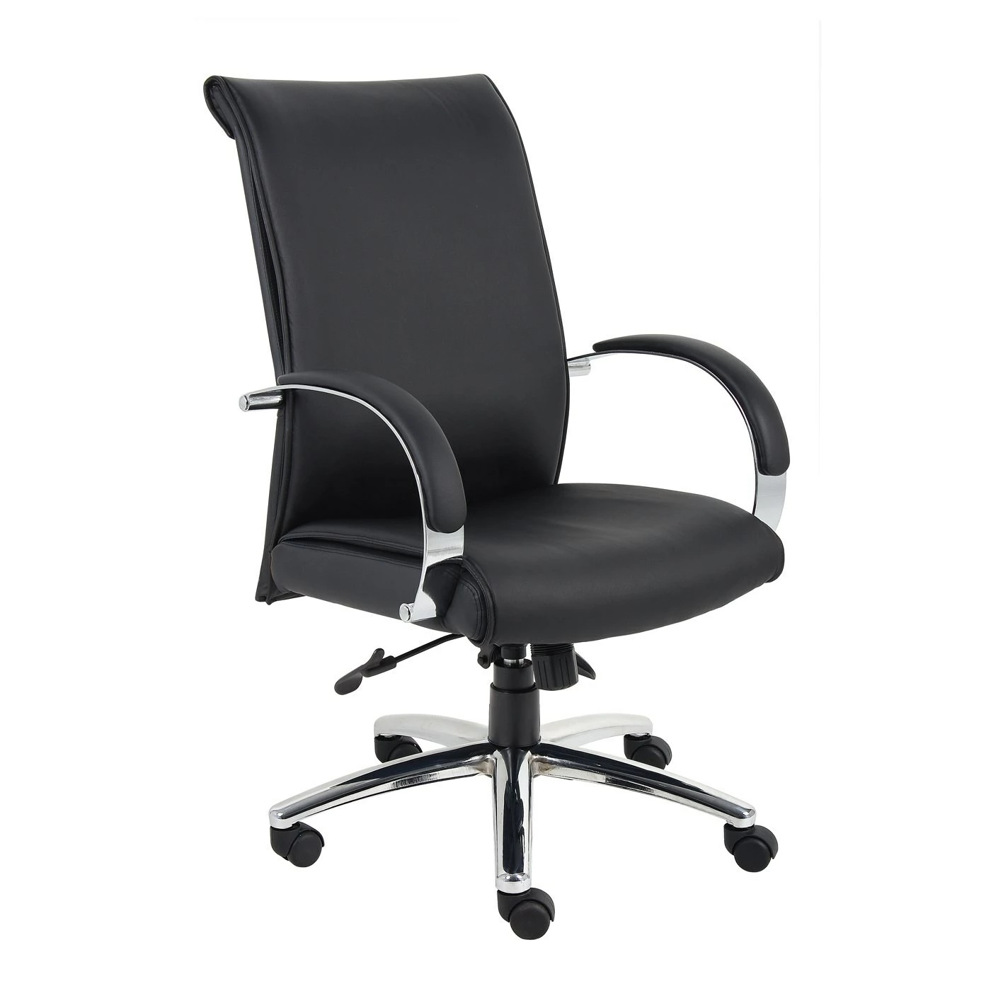 Executive Office Chair With Black CaressoftPlus Upholstery By Boss Office Products - Madison Seating 3 Executive Office Chair With Black CaressoftPlus Upholstery By Boss Office Products - Madison Seating