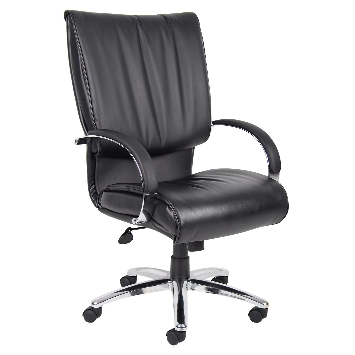 Executive Office Chair With Chrome Finish - With Spring Tilt By Boss Office Products - Madison Seating 2 Executive Office Chair With Chrome Finish - With Spring Tilt By Boss Office Products - Madison Seating