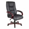 Executive Office Chair With Mahogany Finish By Boss Office Products - Madison Seating 2 Executive Office Chair With Mahogany Finish By Boss Office Products - Madison Seating -furniture Shop Executive Office Chair with Mahogany Finish by Boss Office Products