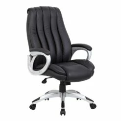 Executive Ribbed Back Chair By Boss Office Products - Madison Seating