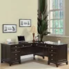 Garson L-Shaped Desk By Coaster Fine Furniture - Madison Seating -furniture Shop Garson L Shaped Desk by Coaster Fine Furniture