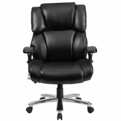 HERCULES Series 24/7 Intensive Use Big & Tall 400 Lb. Rated Black Leather Executive Swivel Chair With Lumbar Knob - By Flash Furniture - Madison Seating -furniture Shop HERCULES Series 247 Intensive Use Big Tall 400 lb. Rated Black Leather Executive Swivel Chair with Lumbar Knob by Flash Furniture 3 1