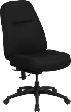 HERCULES Series 400 Lb. Rated High Back Big & Tall Black Fabric Executive Swivel Chair - By Flash Furniture - Madison Seating