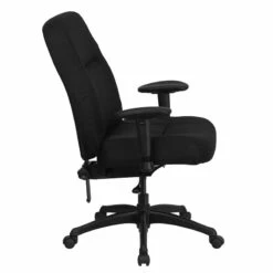 HERCULES Series 400 Lb. Rated High Back Big & Tall Black Fabric Executive Swivel Chair With Adjustable Arms - By Flash Furniture - Madison Seating -furniture Shop HERCULES Series 400 lb. Rated High Back Big Tall Black Fabric Executive Swivel Chair with Adjustable Arms by Flash Furniture 4