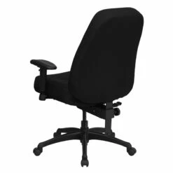 HERCULES Series 400 Lb. Rated High Back Big & Tall Black Fabric Executive Swivel Chair With Adjustable Arms - By Flash Furniture - Madison Seating -furniture Shop HERCULES Series 400 lb. Rated High Back Big Tall Black Fabric Executive Swivel Chair with Adjustable Arms by Flash Furniture 5