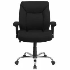 HERCULES Series Big & Tall 400 Lb. Rated Black Fabric Swivel Task Chair With Adjustable Arms - By Flash Furniture - Madison Seating -furniture Shop HERCULES Series Big Tall 400 lb. Rated Black Fabric Swivel Task Chair with Adjustable Arms by Flash Furniture 3 1
