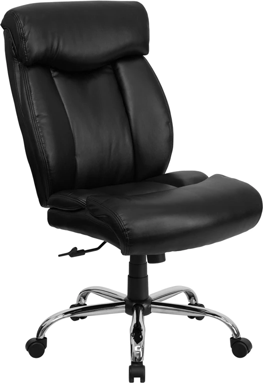 HERCULES Series Big & Tall 400 Lb. Rated Black Leather Executive Swivel Chair - By Flash Furniture - Madison Seating 3 HERCULES Series Big & Tall 400 Lb. Rated Black Leather Executive Swivel Chair - By Flash Furniture - Madison Seating