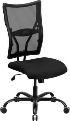 furniture Shop 32 HERCULES Series Big & Tall 400 Lb. Rated Black Mesh Executive Swivel Chair - By Flash Furniture - Madison Seating