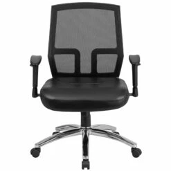 HERCULES Series Big & Tall 400 Lb. Rated Black Mesh Mid-Back Executive Swivel Chair With Leather Seat And Arms - By Flash Furniture - Madison Seating 9 HERCULES Series Big & Tall 400 Lb. Rated Black Mesh Mid-Back Executive Swivel Chair With Leather Seat And Arms - By Flash Furniture - Madison Seating -furniture Shop HERCULES Series Big Tall 400 lb. Rated Black Mesh Mid Back Executive Swivel Chair with Leather Seat and Arms by Flash Furniture 3