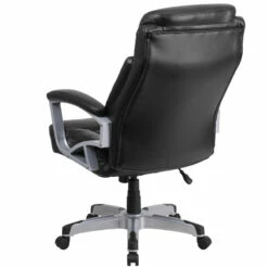 HERCULES Series Big & Tall 500 Lb. Rated Black Leather Executive Swivel Chair With Arms - By Flash Furniture - Madison Seating -furniture Shop HERCULES Series Big Tall 500 lb. Rated Black Leather Executive Swivel Chair with Arms by Flash Furniture 2