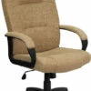 High Back Beige Fabric Executive Swivel Chair With Arms - By Flash Furniture - Madison Seating -furniture Shop High Back Beige Fabric Executive Swivel Chair with Arms by Flash Furniture