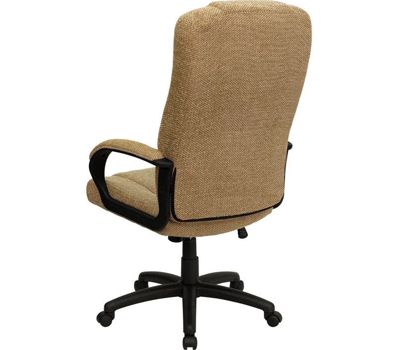 High Back Beige Fabric Executive Swivel Chair With Arms - By Flash Furniture - Madison Seating 8 High Back Beige Fabric Executive Swivel Chair With Arms - By Flash Furniture - Madison Seating - Image 6