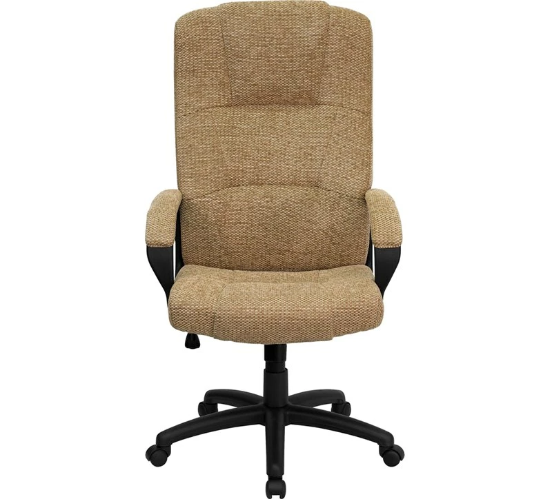 High Back Beige Fabric Executive Swivel Chair With Arms - By Flash Furniture - Madison Seating 9 High Back Beige Fabric Executive Swivel Chair With Arms - By Flash Furniture - Madison Seating - Image 7