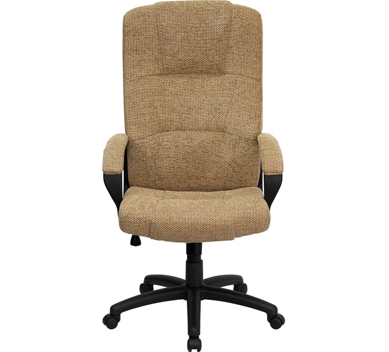 High Back Beige Fabric Executive Swivel Chair With Arms - By Flash Furniture - Madison Seating 10 High Back Beige Fabric Executive Swivel Chair With Arms - By Flash Furniture - Madison Seating - Image 8