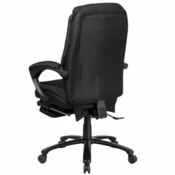 High Back Black Fabric Executive Reclining Swivel Office Chair With Comfort Coil Seat Springs And Padded Arms - By Flash Furniture - Madison Seating -furniture Shop High Back Black Fabric Executive Reclining Swivel Office Chair with Comfort Coil Seat Springs and Padded Arms by Flash Furniture 2