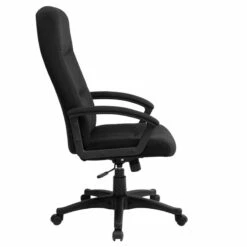 furniture Shop -furniture Shop High Back Black Fabric Executive Swivel Chair with Arms by Flash Furniture 1