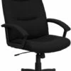 High Back Black Fabric Executive Swivel Chair With Arms - By Flash Furniture - Madison Seating -furniture Shop High Back Black Fabric Executive Swivel Chair with Arms by Flash Furniture