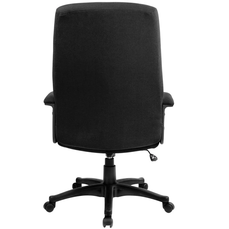 High Back Black Fabric Executive Swivel Chair With Arms - By Flash Furniture - Madison Seating 6 High Back Black Fabric Executive Swivel Chair With Arms - By Flash Furniture - Madison Seating - Image 4